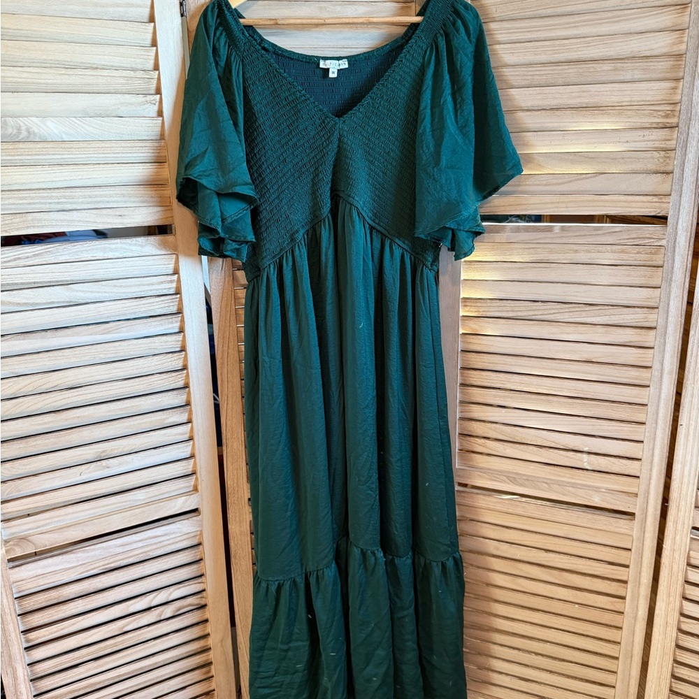 Baltic Born Deep Green Maxi Dress